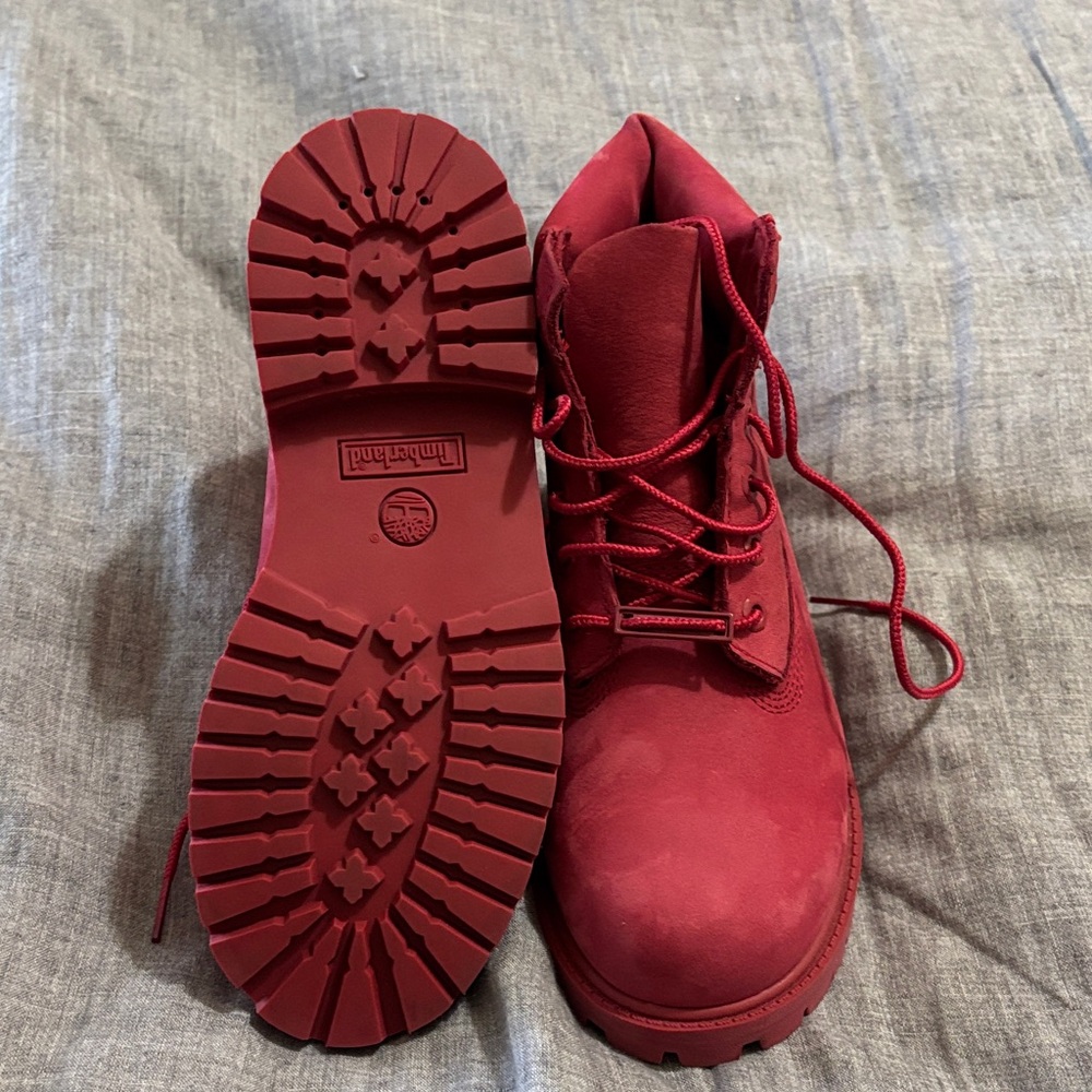 Timberland Kids Bold Crimson Boots